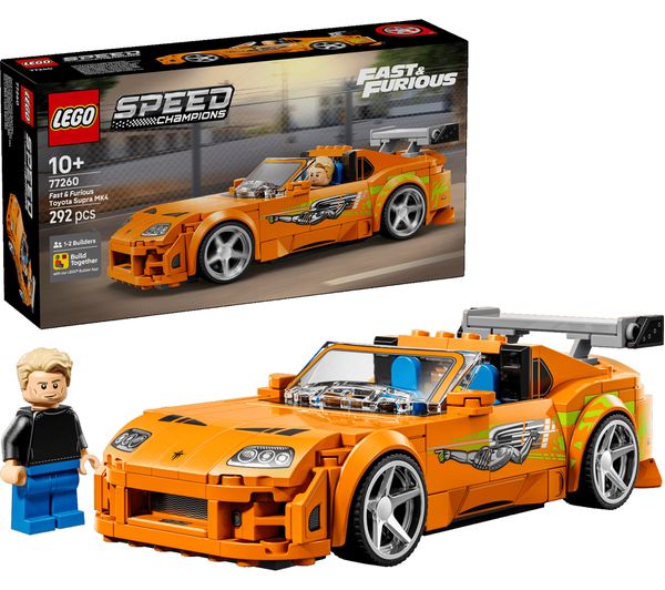 An image of LEGO Speed Champions 77260 Fast and Furious Toyota Supra MK Set