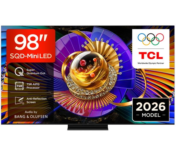 An image of TCL C7L 98" SQD-Mini LED 4K HDR Smart Google TV - 98C7L-UK