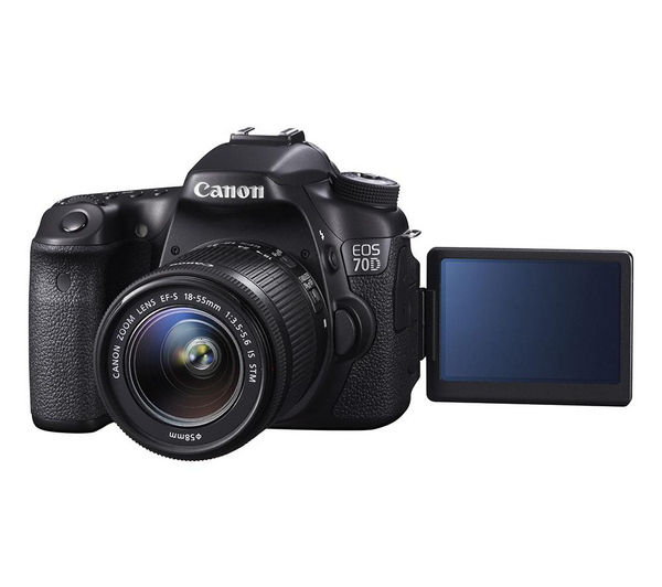 CANON EOS 70D DSLR Camera with 18-55 mm f/3.5-5.6 Zoom Lens