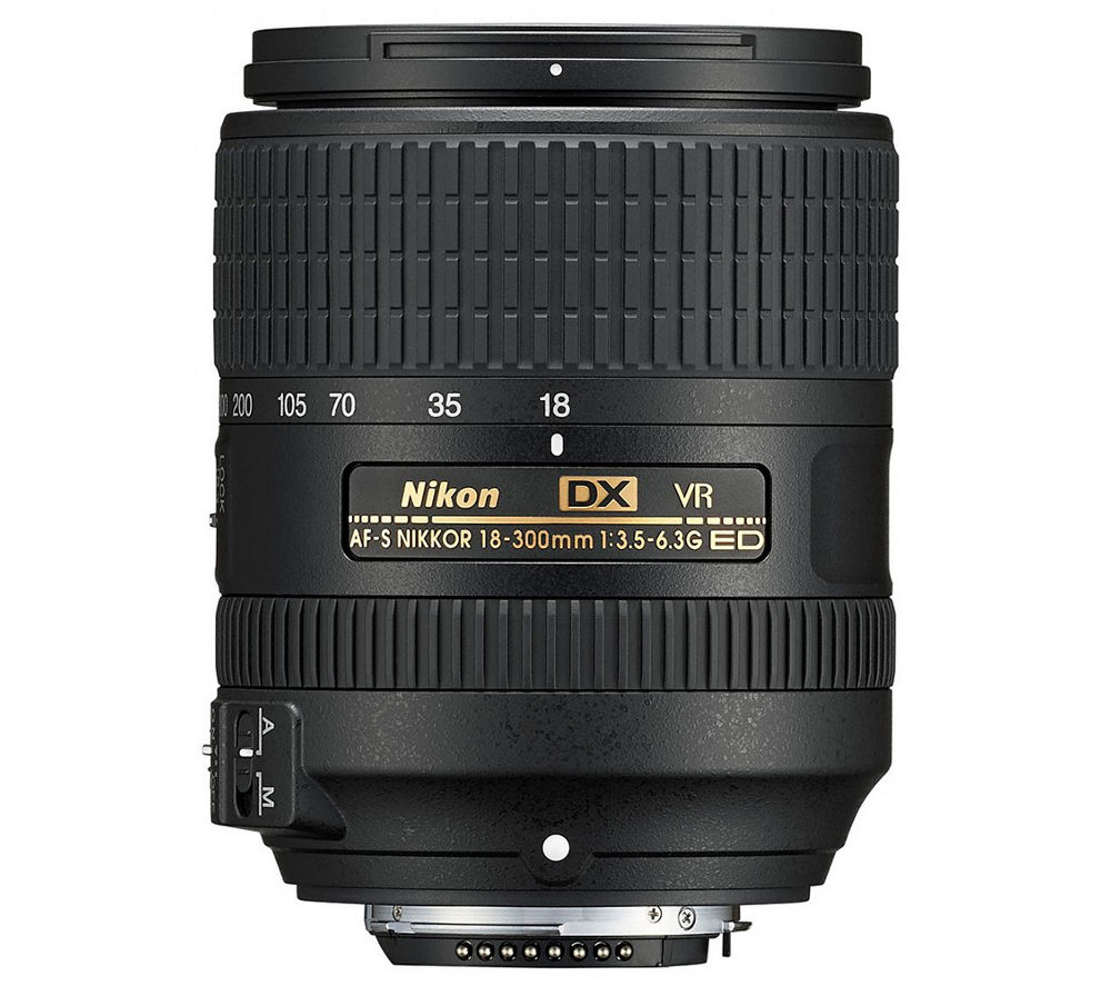 NIKON AF-S DX NIKKOR 18-300 mm f/3.5-6.3G ED VR Telephoto Zoom Lens