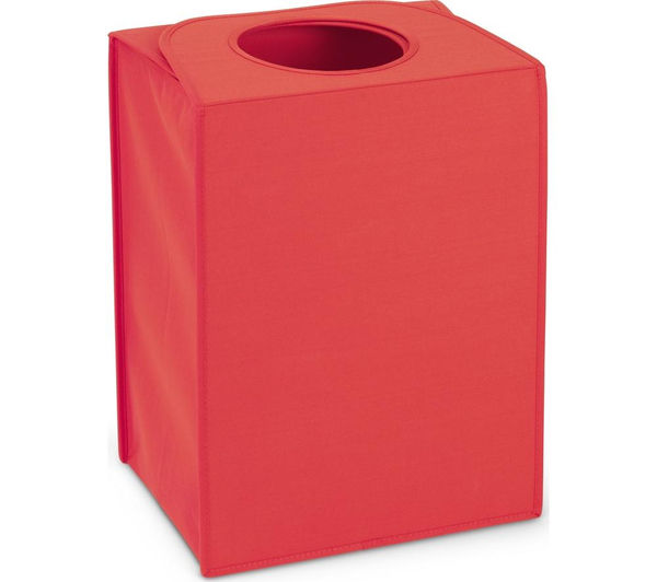 BRABANTIA Rectangular 55-litre Laundry Bag - Warm Red, Red
