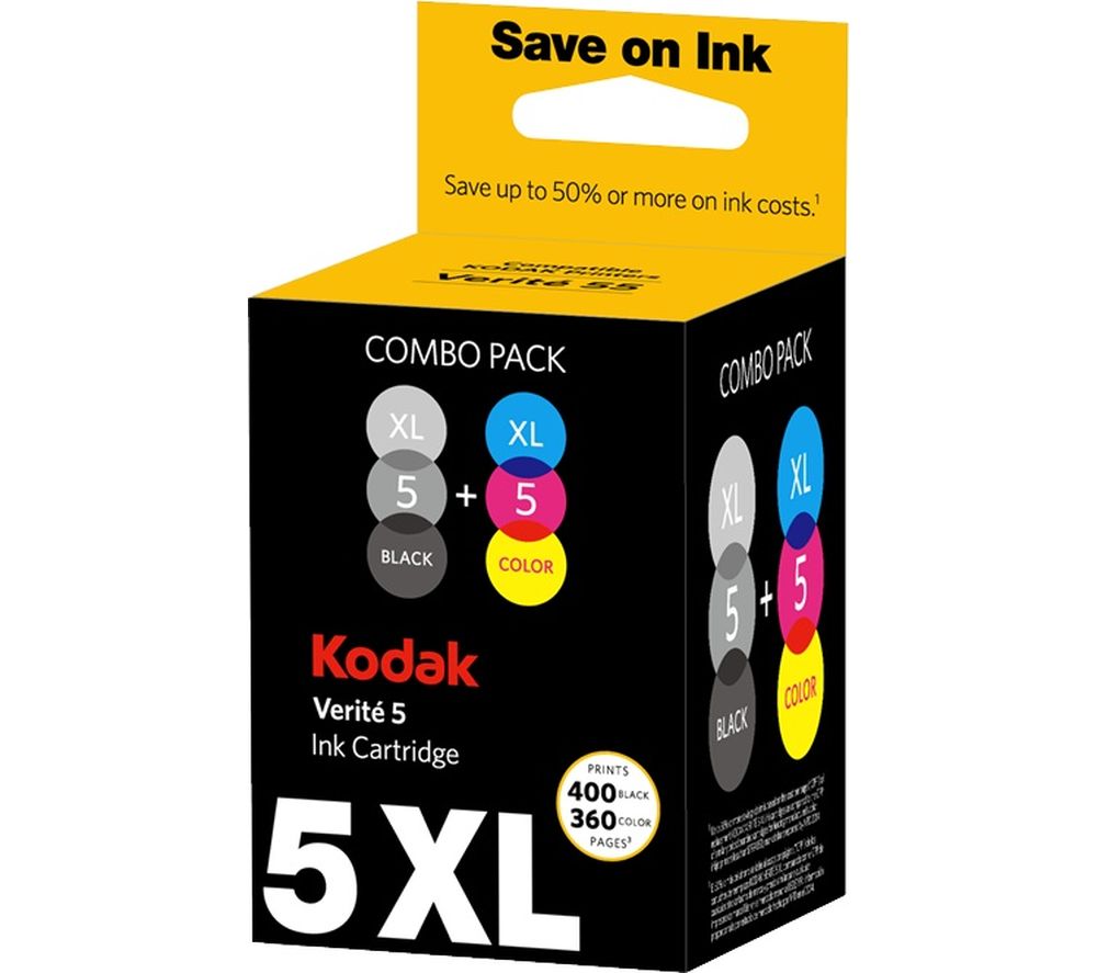 KODAK Kodak Verite #5 Colour XL Ink Cartridge - Multipack