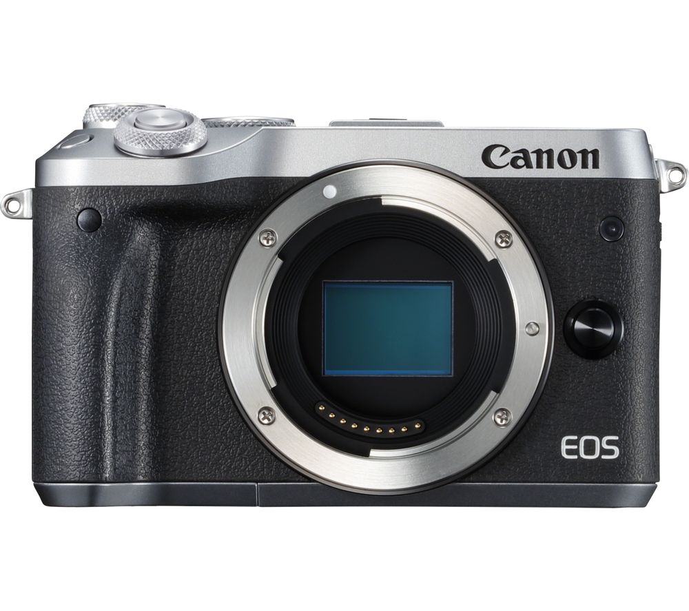 CANON EOS M6 Mirrorless Camera – Silver, Body Only, Silver