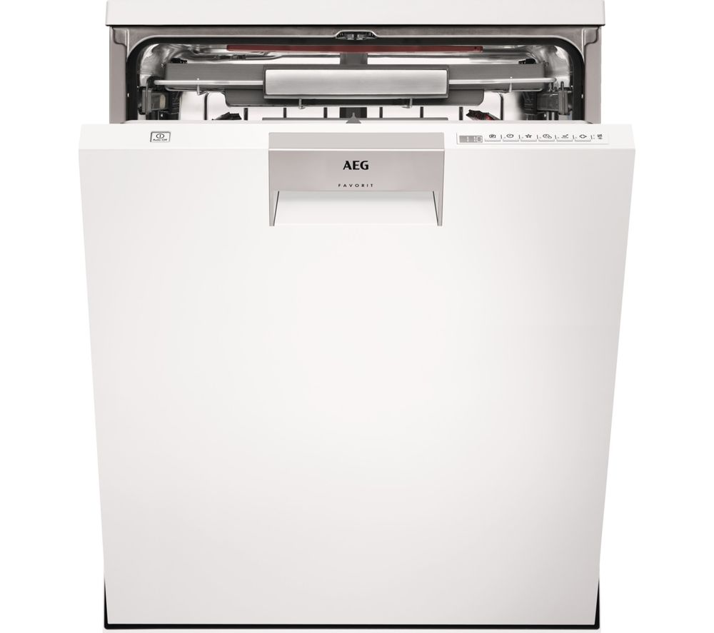 AEG ComfortLift FFE63806PW Full-size Dishwasher - White, White