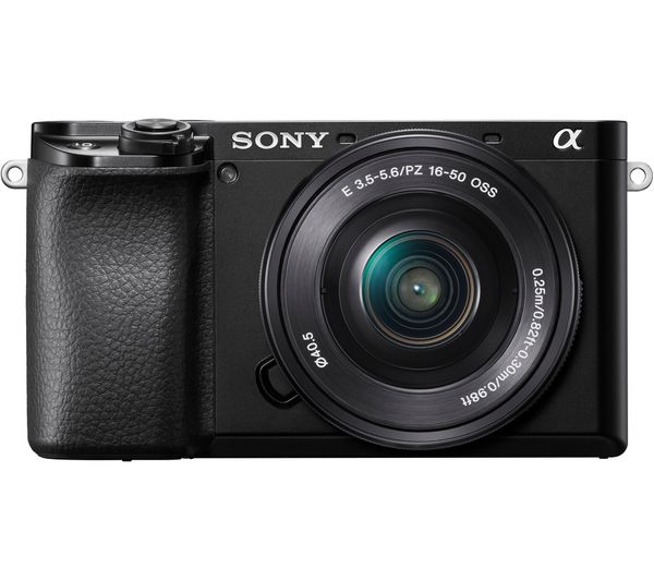 Sony A6100 Mirrorless Camera With E Pz 16 50 Mm F 35 56 Oss Lens