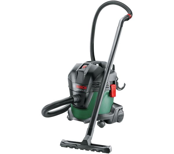 Bosch Universalvac 15 Cylinder Wet Dry Cleaner Black Green