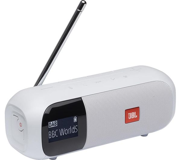 Jbl Tuner 2 Portable Dab Fm Bluetooth Radio White