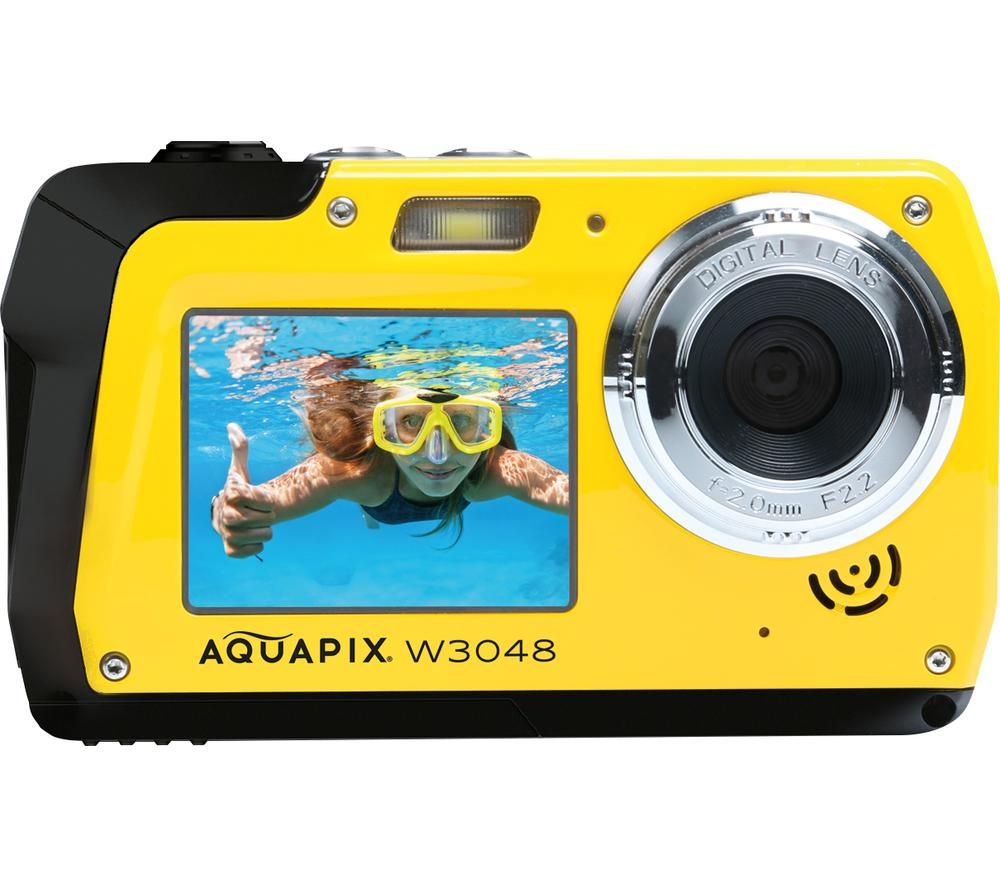 EASYPIX Aquapix W3048 Edge Compact Camera - Yellow, Yellow