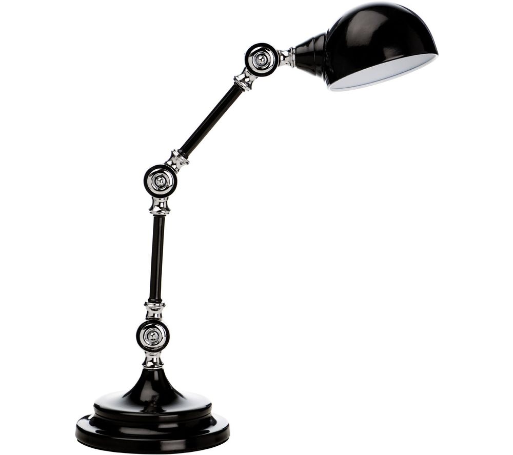 by Premier Metal Adjustable Table Lamp - Black