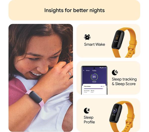 291839 - FITBIT Inspire 3 Fitness Tracker - Morning Glow