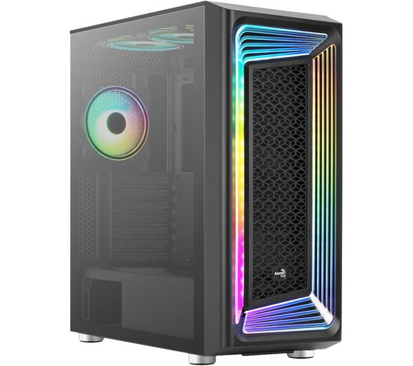 Aerocool Interstellar Atx Mid Tower Pc Case Black