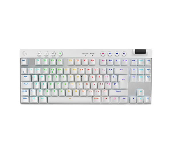 Logitech G Pro X Tkl Lightspeed Wireless Gaming Keyboard White