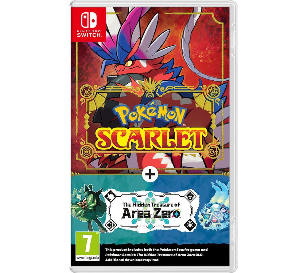 SWITCH Pokémon Scarlet & Expansion Pass: The Hidden Treasure of Area Zero