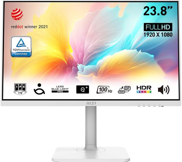 Msi Modern Md2412pw Full Hd 238 Ips Monitor White