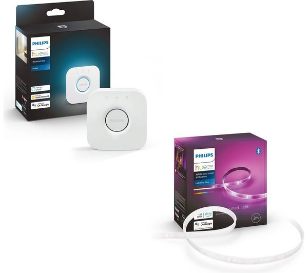 PHILIPS HUE White & Colour Ambiance V4 Smart LED Lightstrip Starter Kit - 2 m