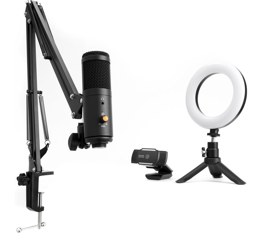 X700 Gaming Microphone & Streaming Bundle - Black