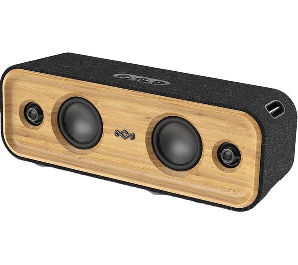 House Of Marley Get Together 2 Portable Bluetooth Speaker Black Brown House Of Marley Get Together 2 Portable Bluetooth Speaker Black Brown