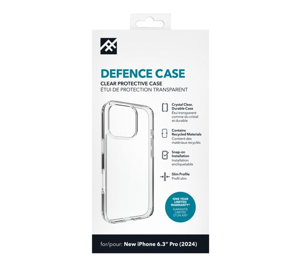DEFENCE iPhone 16 Pro Case - Clear