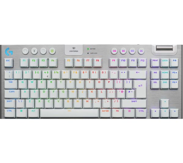 Logitech G915 X Lightspeed Tkl Wireless Mechanical Gaming Keyboard Tactile White