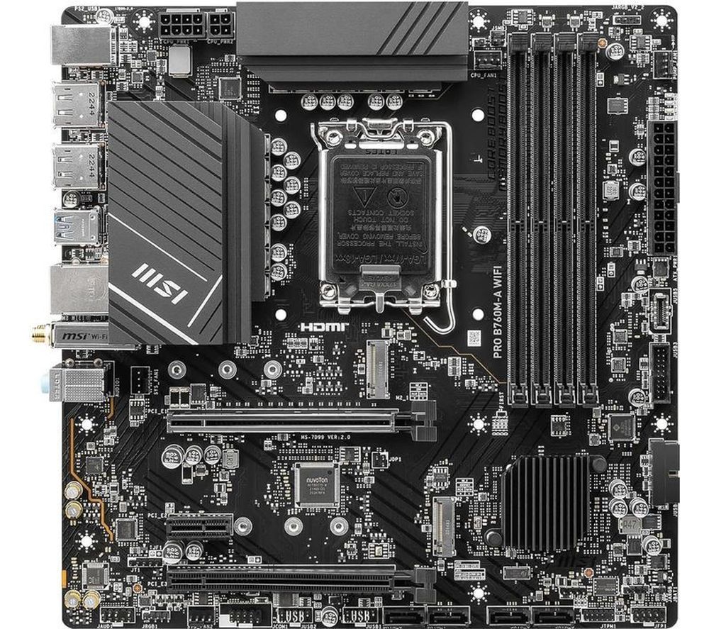 PRO B760M-A WIFI DDR5 LGA1700 Motherboard