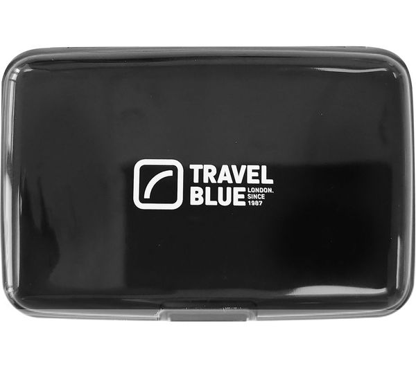 TRAVEL BLUE RFID Protected Credit Card Wallet
