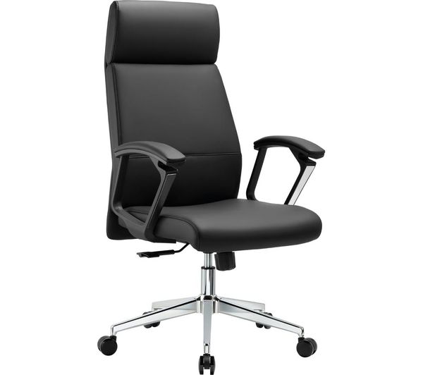 Ttap London Pu Leather Tilting Executive Chair Black