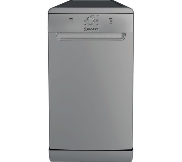 Indesit In2fe10cs90suk Slimline Dishwasher Silver