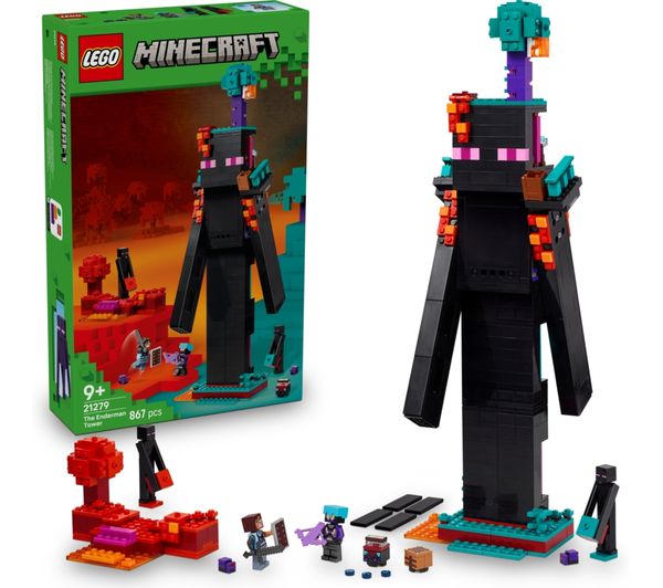 An image of LEGO Minecraft 21279 The Enderman Tower Set