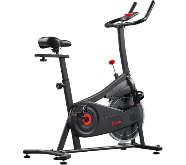 An image of SUNNY HEALTH Active 100 Smart Bluetooth Exercise Bike - Black