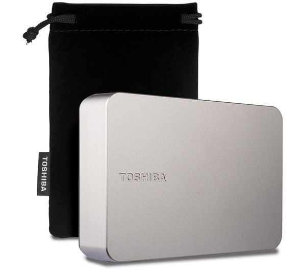 An image of TOSHIBA Canvio Flex Portable Hard drive - 4 TB, Silver
