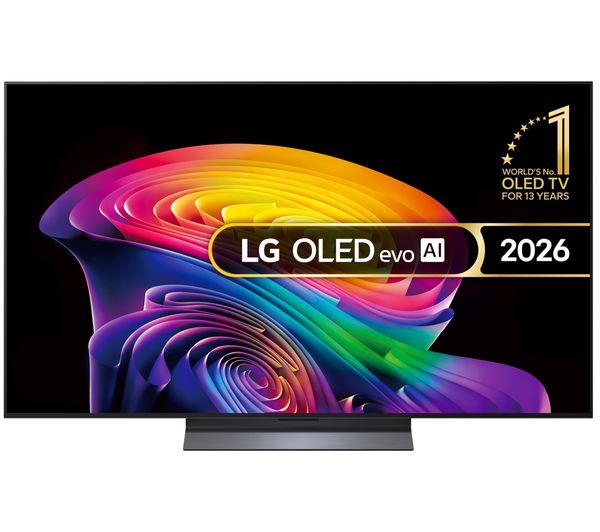 An image of LG C6 55" OLED evo AI 4K HDR Smart TV 2026 - OLED55C66LB