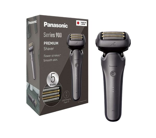 An image of PANASONIC Series 900 5-Blade Wet & Dry Foil Shaver - Black