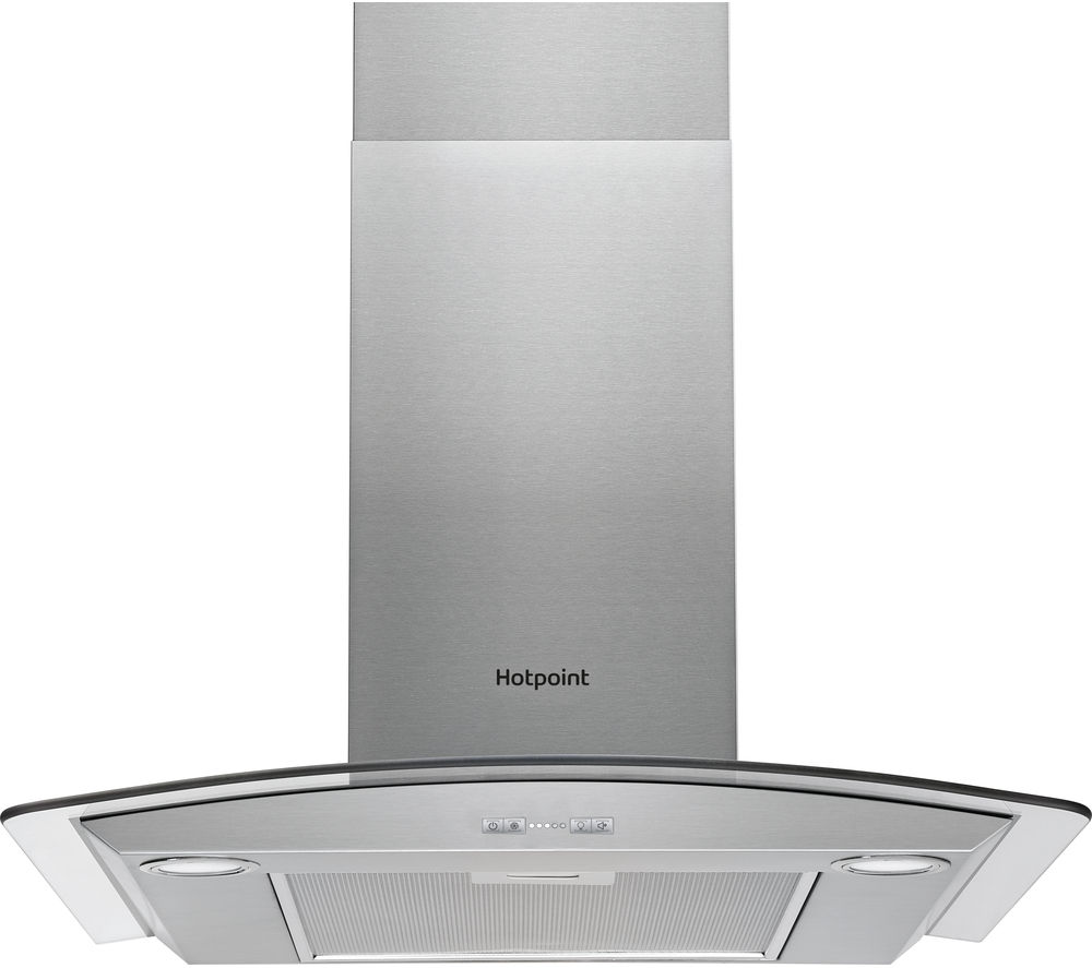 HOTPOINT PHGC6.5FABX Chimney Cooker Hood - Stainless Steel, Stainless Steel
