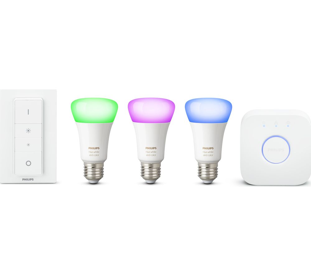 PHILIPS Hue White and Colour Ambiance 27 Starter Kit, White review