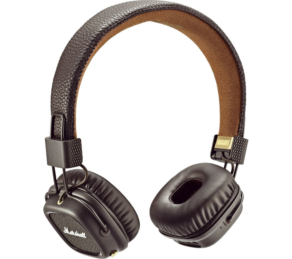 Buy MARSHALL Major II Wireless Bluetooth Headphones Brown Free Delivery Currys