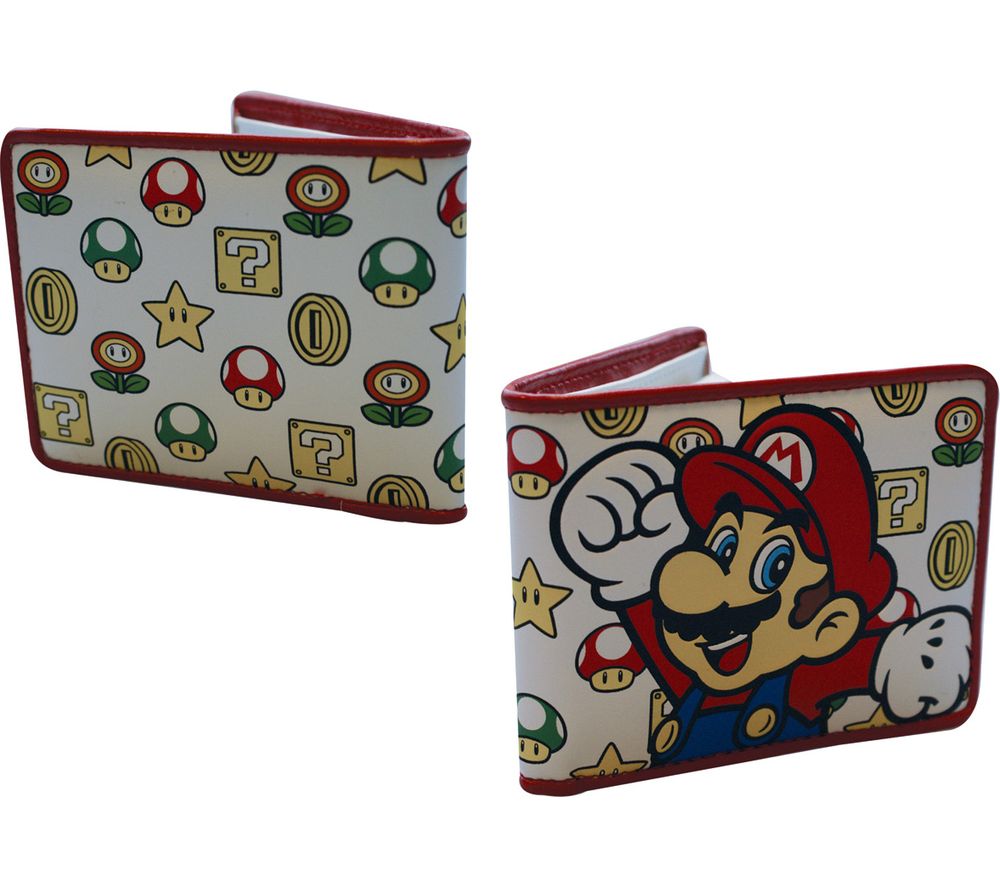 NINTENDO Mushroom Pattern Mario Wallet