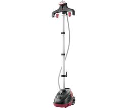 TEFAL Master Precision 360° IT6540 Upright Garment Steamer - Black and Red