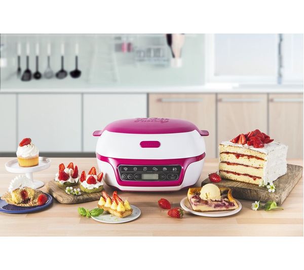 Buy Tefal Cake Factory Kd Precision Mini Oven White Pink Free Delivery Currys