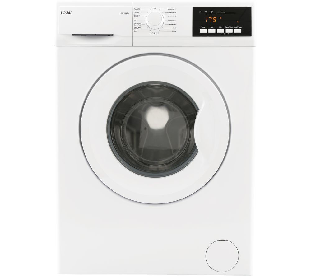 LOGIK L712WM20 7 kg 1200 Spin Washing Machine