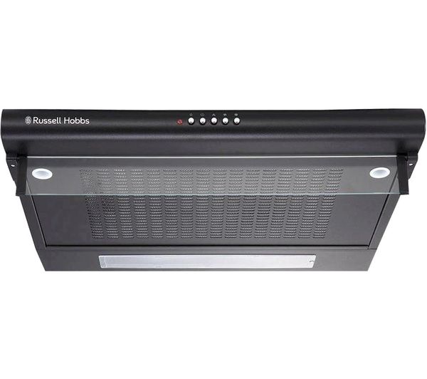 An image of RUSSELL HOBBS RHVSRCH602B-M Canopy Cooker Hood - Black