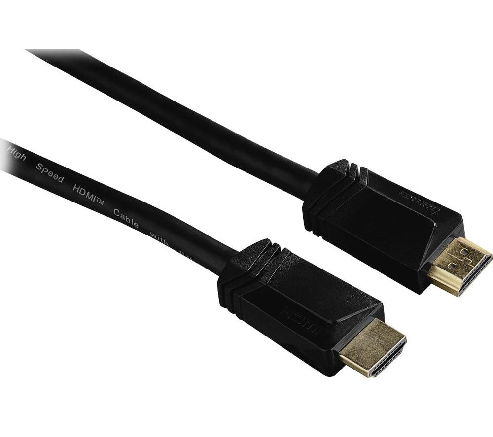 HAMA 00122103 High Speed HDMI Cable with Ethernet - 0.75 m, Gold