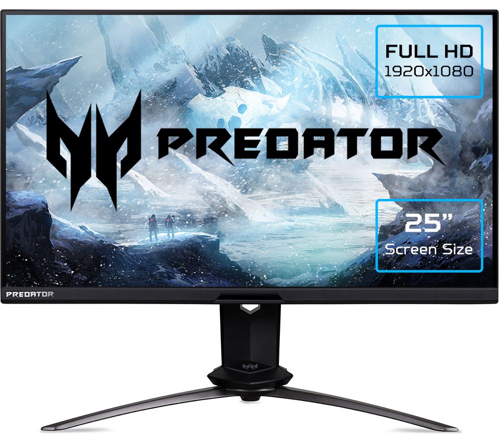 Acer Predator X25 Full Hd 24 5 Ips Lcd Gaming Monitor Black Fast