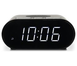 Ortus Charge FM RDS Bluetooth Clock Radio - Black