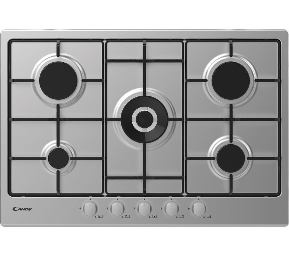 CHW74WX 75 cm Gas Hob - Silver