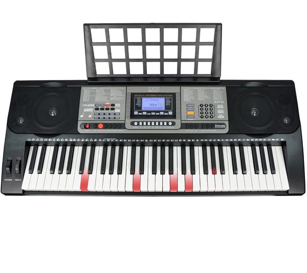 AXP2L Electronic Keyboard - Black & Grey