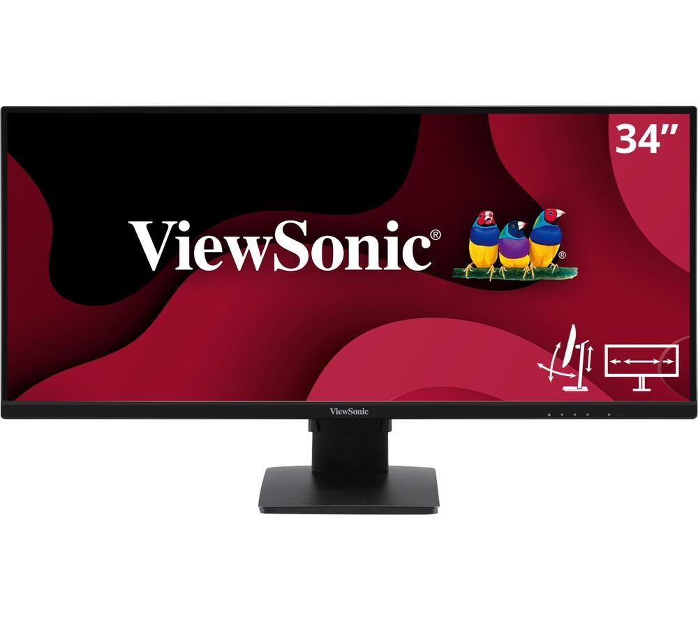 VA3456-MHDJ Wide Quad HD 34" IPS LCD Monitor - Black