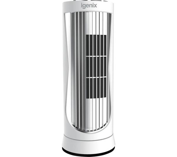 Igenix Df0022wh Portable Tower Fan White Silver