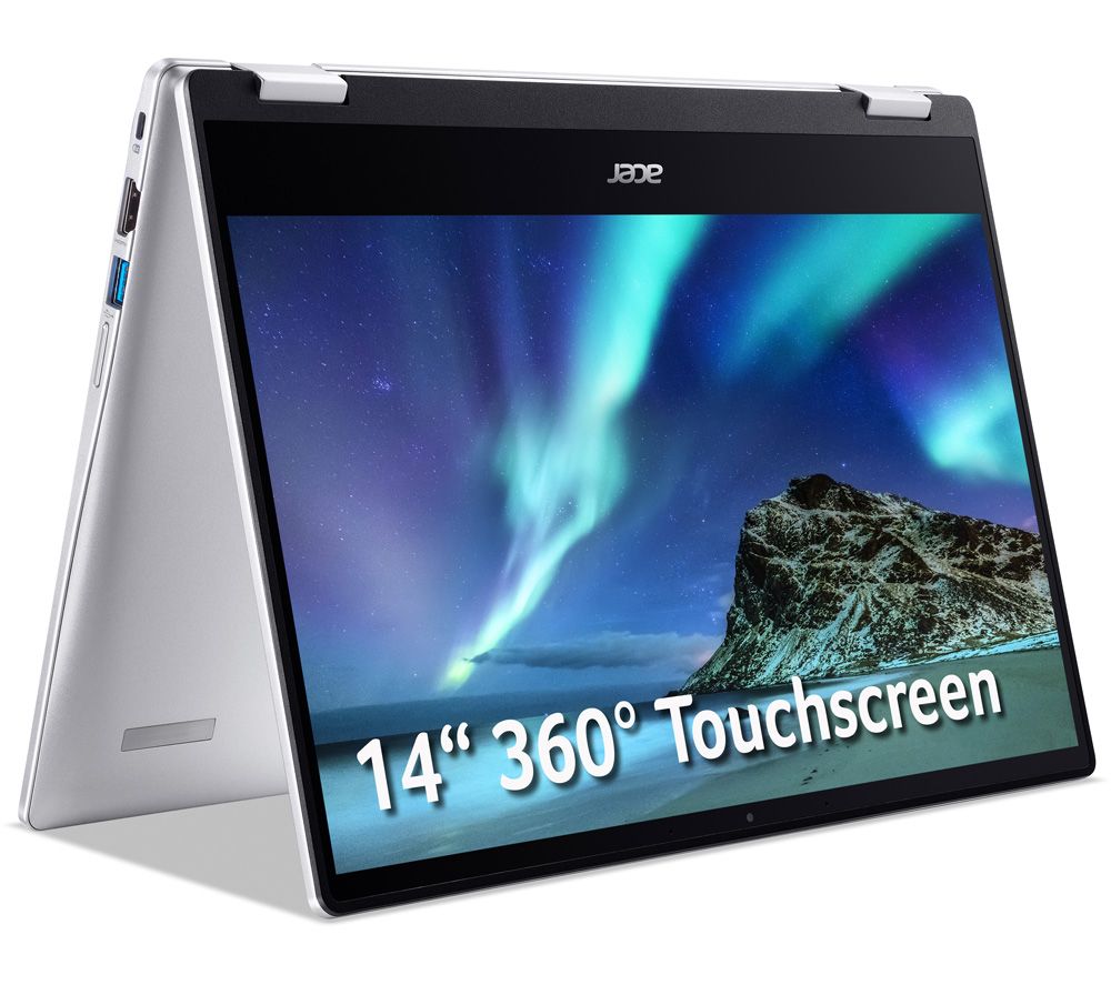 Spin 314 14" 2 in 1 Chromebook - Intel® Celeron®, 64 GB eMMC, Silver