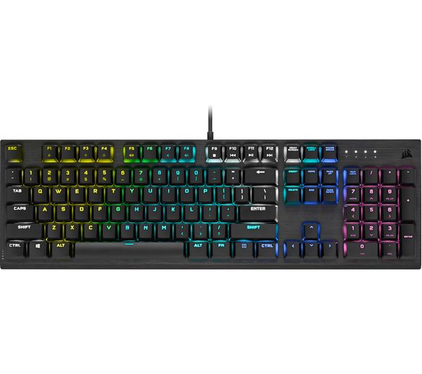 CH910D018UK CORSAIR K60 RGB PRO Low Profile Mechanical Gaming Keyboard Currys Business