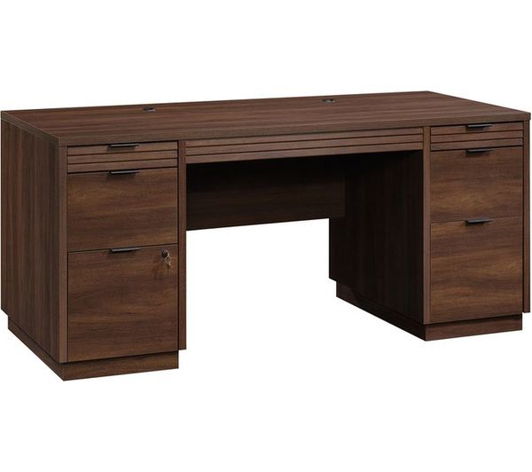 Teknik Elstree 5426484 Executive Desk Spiced Mahogany